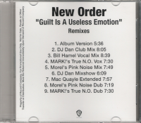 New Order - Guilt Is A Useless Emotion (Remixes)