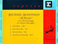 Michael McDonald - All We Got (It's Not Enough, It's Never Enough)