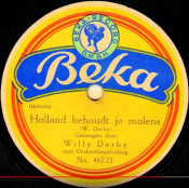 Willy Derby - Holland behoudt je molens