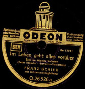 Franz Schier - Im Leben geht alles vorüber / Das ist die Wiener Spezialität!