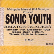 Sonic Youth - Live at Brixton Academy 1992