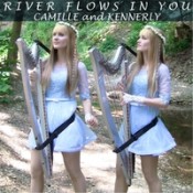 Camille and Kennerly (Harp Twins) - River Flows In You