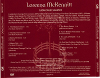 Loreena McKennitt - Catalogue Sampler