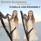 Camille and Kennerly (Harp Twins) - Enter Sandman